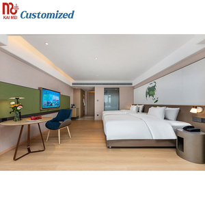 Foshan Factory fabrica juego de muebles de dormitorio y cama doble de diseño moderno personalizado para cadenas de hoteles hecho en China - Product Image 3