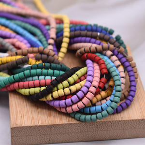 3x3mm天然石ヘマタイトビーズメッキゴム色丸型ルーズスペーサービーズジュエリー作り用Diyブレスレット15インチ - Product Image 4