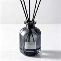 Lot de 150 ml de flacons diffuseurs en verre coloré vides pour la diffusion d'huiles essentielles