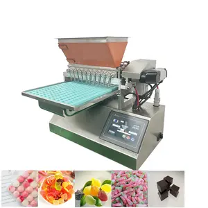 Fabrication commerciale de petits bonbons gommeux durs automatiques en gelée faisant la machine