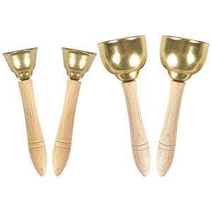 Venta al por mayor de campanas de mano musicales, campanillas, juguetes, anillo de metal, campana de mano para bebé - Product Image 1
