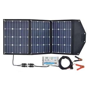 Panel Solar Portátil Monocristalino EMobi FM160W 160W 18V PERC, Kit de Cargador Solar Plegable con 2 Salidas USB, 23% de Eficiencia para 12v - Product Image 6