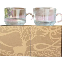 Boîtes d'expédition personnalisées en papier kraft pour tasses à thé en verre de 16 oz