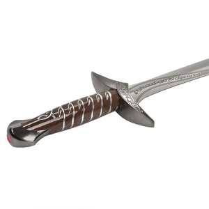 Espada de 79 cm, Réplica Hecha a Mano del Cuchillo de Frodo Baggins de El <span class=keywords><strong>Hobbit</strong></span>, 440ss Blade, Espada de Juguete del Señor de los Anillos, Acero Real - Product Image 5