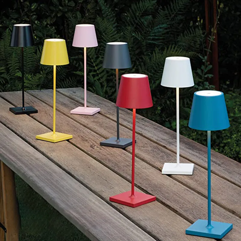 Modern Outdoor Hotel Decorative Bedside Usb Led Cordless Restaurant Rechargeable Table Lamp