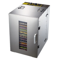 Déshydrateur alimentaire commercial à 16 plateaux pour fruits et légumes, machine de déshydratation industrielle pour fruits, machine de séchage alimentaire