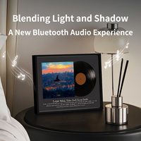 Décoration Murale Moderne en Vinyle Audio : Tableau Acrylique Encadré pour Salon et Fond de Canapé