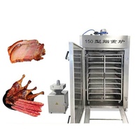 Four de fumage commercial chaud et froid pour viande et poisson, machine à fumage à sec, fumoir