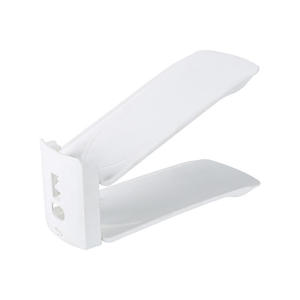 단일 조절 가능 신발 정리대 플라스틱 기숙사 가정용 신발장 이중 두께 보관대 - Product Image 6