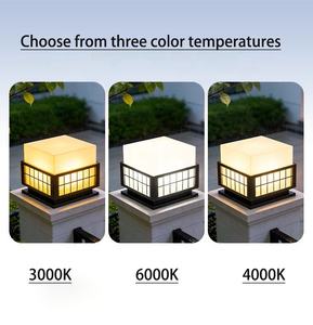 Lampes à pilier LED modernes, étanches et d'extérieur pour décorer les clôtures de cour, les piliers muraux, les portails. - Product Image 4