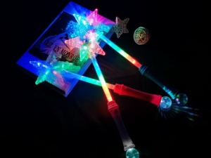 Chất lượng cao Disco Ball Magic Wand <span class=keywords><strong>LED</strong></span> Light-up nhấp nháy Sao GLOW STICK đồ chơi cho trẻ em - Product Image 6