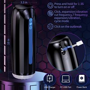 Automatische Mannelijke Masturbator, Mannelijk Seksspeeltje Met 7 Stuwkracht En Trillingsmodi Elektrische Zak <span class=keywords><strong>Pussy</strong></span>, Handsfree Mannelijke Strelen Mastu - Product Image 6