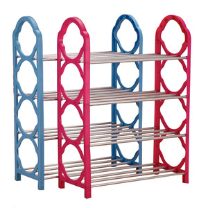 2024 producto de gran oferta 4 capas <span class=keywords><strong>multiusos</strong></span> multicapa simple <span class=keywords><strong>Zapatero</strong></span> para el hogar estante de la puerta del dormitorio que ahorra espacio - Product Image 5