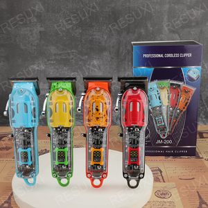 เครื่องโกนหนวด Lanumi <span class=keywords><strong>JM</strong></span>-200 สำหรับช่างตัดผมมืออาชีพ พร้อมจอ LCD ปรับได้ ชาร์จผ่าน USB ใช้งานไร้สาย เหมาะสำหรับใช้ในบ้าน โปร่งใส - Product Image 2