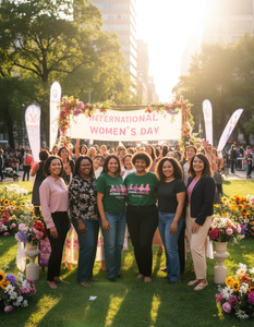 T-shirt per la Giornata Internazionale della Donna, 100% cotone, girocollo, manica corta, design casual con stampa, maglietta per il potenziamento femminile - Product Image 2