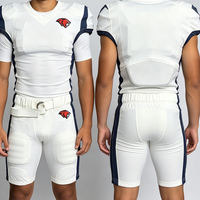 Celana Seragam American Football dengan Loop Sabuk Terintegrasi, Bantalan Lutut, Bahan Nilon Tahan Lama, Seragam Tim SMA dan Kuliah