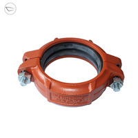 Pour système de protection incendie, système de lutte contre l'incendie haute pression FM, raccords rainurés pour système de sprinkler, raccord rigide/flexible, ductile