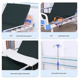 Медицинская кровать для лежачих больных, парализованных пациентов, использования в домах престарелых, мобильная, с функцией подъема и усиленная. - Product Image 2