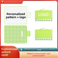 Tapis de pique-nique personnalisé en tissu Oxford imperméable et résistant à l'humidité pour une utilisation en plein air, à la plage et en camping