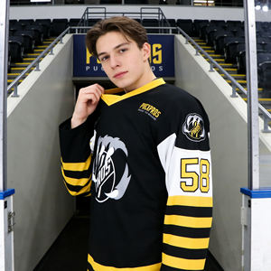 专业品质耐用环保速干涤纶冰球球衣男式比赛服定制球队标志热转印冰球 - Product Image 1