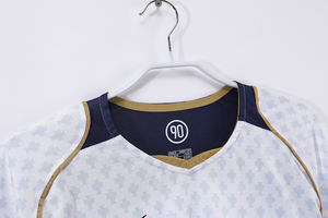 Maillot de football vintage 2004 blanc, inspiré de l'Euro, personnalisé avec le numéro <span class=keywords><strong>FIGO</strong></span>, impression numérique, 100% polyester extensible, antibactérien, premium, taille S - Product Image 6
