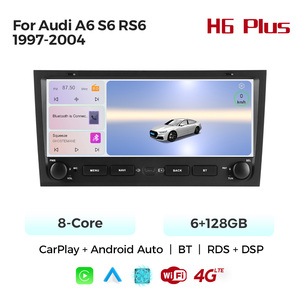 MEKEDE H2 H4 H6 Pantalla de <span class=keywords><strong>Audio</strong></span> para Auto, Pantalla Multimedia con Carplay, Navegación DVD, 10.26 Pulgadas para Audi A6 S6 RS6 1997-2004 - Product Image 2