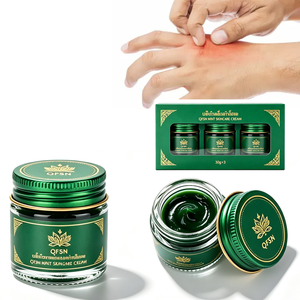 Crème Rafraîchissante à la Menthe, <span class=keywords><strong>Baume</strong></span> Apaisant Botanique pour Massage, Pommade Portable Quotidienne pour Soin Relaxant de la Peau - Product Image 1