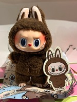 POP MART The Monsters Labubu Secret Macaron Big Into Energy – Poupée en vinyle et peluche, pendentif, jouets mignons