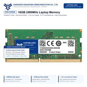 Mémoire pour ordinateur portable <span class=keywords><strong>DDR4</strong></span> 16 <span class=keywords><strong>Go</strong></span> 2400 MHz SODIMM 260 broches PC4-19200 1,2 V Non ECC Logo personnalisé OEM ODM Module <span class=keywords><strong>RAM</strong></span> pour ordinateur portable Vente directe usine - Product Image 1