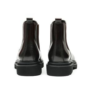 Botas de Tobillo Personalizadas Originales de Cuero Genuino para Hombre, Estilo Oxford, Listas para el Invierno, Adecuadas para Caminar de Forma Casual, Zapatos Formales - Product Image 6