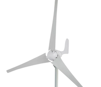 Prix d'usine bas : Petit générateur éolien en fibre de verre 300W 400W 500W 1KW pour énergie hybride solaire-éolienne