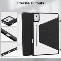 Casing Tablet pintar akrilik untuk Lenovo Xiaoxin Pad Pro, casing 12.7 inci 2023 TB-370FU untuk Lenovo Tab P12 12.7 "TB375FC 2025