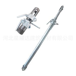 아연 도금된 고강도 푸시풀 조절식 철제 지지대 (콘크리트 거푸집 현대 건축 공사용) - Product Image 3