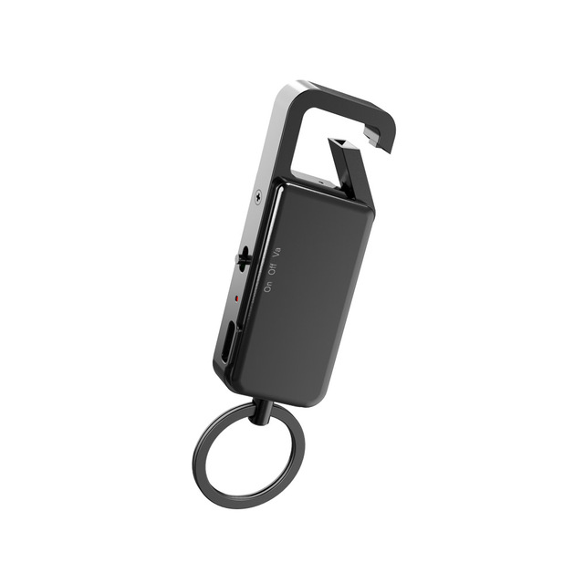 Keychain Recorder Pen Mini Handheld Voice Activated Recorder Gadget with AI Noise Reduction Chip