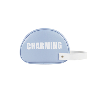 กระเป๋าเครื่องสำอางลายดอกไม้พิมพ์ซับลิเมชันสำหรับจัด2024กระเป๋าเครื่องสำอางสีชมพูออกแบบโลโก้ได้ตามต้องการ - Product Image 6