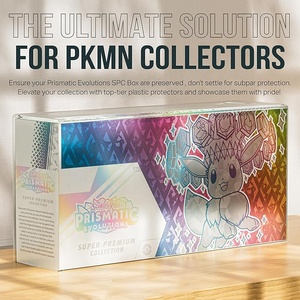 Rõ ràng tùy chỉnh Acrylic Prismatic diễn biến UPC thẻ trường hợp UPC/etb bảo vệ hộp, hiển thị trường hợp cho TCG Bộ sưu tập & Lưu trữ - Product Image 2