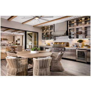 خزائن مطبخ بيضاء حديثة مصنعة في قوانغتشو للتصدير إلى المملكة المتحدة - Product Image 4