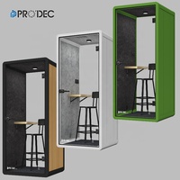 Cabine de réunion acoustique privée avec ensemble de canapé mobilier de bureau sièges de salle de réunion grande cabine espace de stockage de bureau