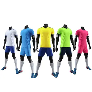 Seragam Olahraga Seragam Tim Sepak Bola, Kaus Uniseks Kualitas Tinggi Kustom, Set Sepak Bola untuk Anak-anak