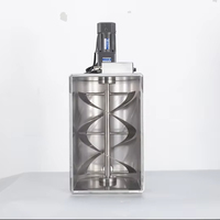 Machine de remplissage semi-automatique de beurre de cacahuète LK-GTGZ100U avec trémie de mélange en U et agitateur