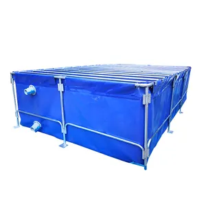 Hot sales rain collection ibc 1000 litre large stainless steel frame square water storage tank prices