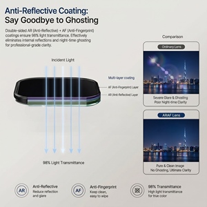 Protector de Lente de Cámara con Filtro Magnético para iPhone 17 18 Pro Max, Sin Efecto Vignetting, Fuerte Succión, Cambio en <span class=keywords><strong>1</strong></span> Segundo, CPL ND Black Mist AR <span class=keywords><strong>AF</strong></span> - Product Image 3