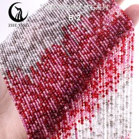 Perles de verre Zhe Ying en gros de 2 mm, couleur naturelle, ne se décolore pas, perles de verre pour la fabrication de bijoux