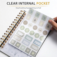 Carnet de planification A5 personnalisé 2027 avec couverture en papier, logo estampé à chaud, nom personnalisé, journal à couverture rigide, cadeau