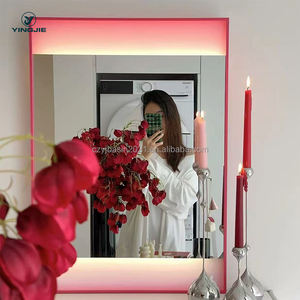 <span class=keywords><strong>Miroir</strong></span> de salle de bain intelligent avec écran tactile couleur personnalisé, design intelligent, <span class=keywords><strong>miroir</strong></span> de coiffeuse avec lumière LED - Product Image 3