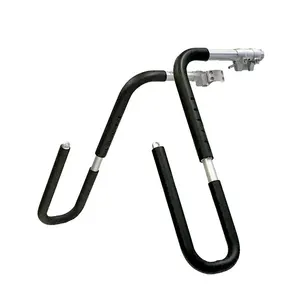 Aangepaste Logo Curve Surfen Houder Tot 8 Rvs Persoonlijke Surfboard Bike Rack Fit Op Alle Fietsen