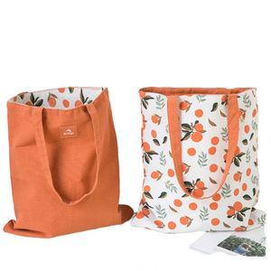 Makeway Wholesale Custom Logo Printed Eco Friendly Reusable Organic Calico Canvas Tote <b>Bag</b> Letter <b>Waterproof</b> Shopping <b>Bags</b> - Product Image 1