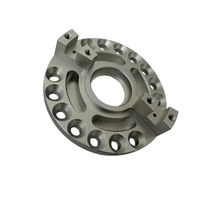Anodisation dure personnalisée 7075 alliage d'aluminium précision 5 axes usinage CNC bride de forage