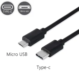 Cable de datos de carga rápida tipo USB C a Micro USB V8, Cable de carga rápida 1 pies 3 pies 6 pies 10 pies