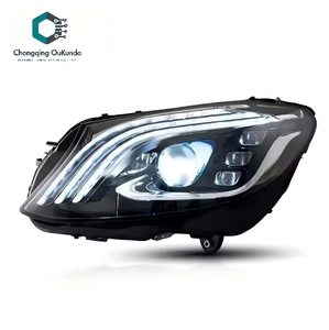 Fari LED Aggiornati per <span class=keywords><strong>Mercedes</strong></span> <span class=keywords><strong>Benz</strong></span> <span class=keywords><strong>Classe</strong></span> <span class=keywords><strong>C</strong></span> W205 15-21, Fari Modificati Full LED con Luci Diurne, Plug and Play - Product Image 1